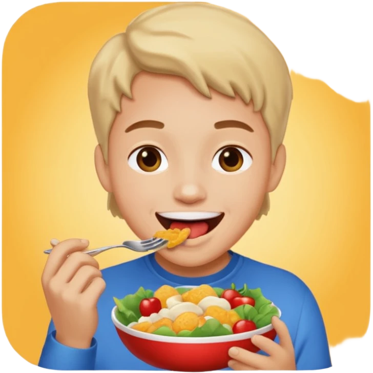 eating food emoji