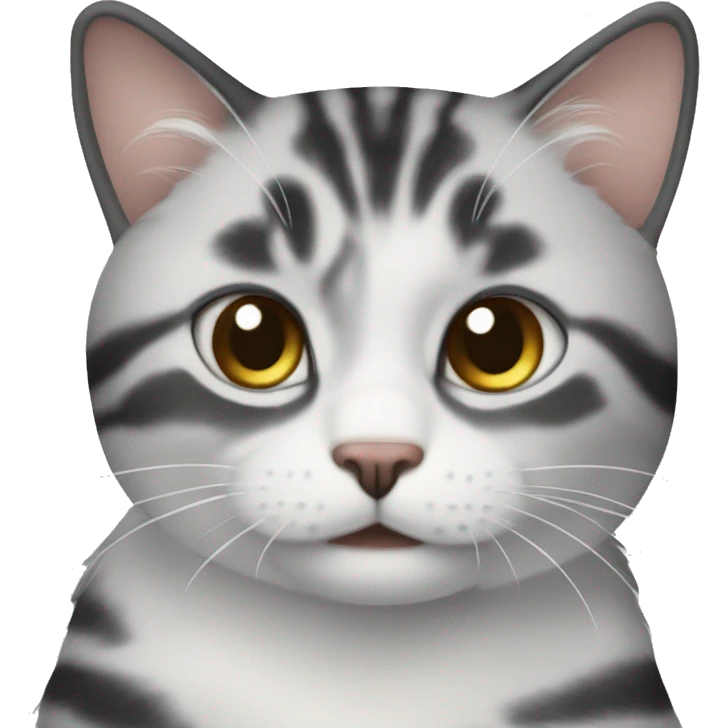 белая кошка с голубыми глазами emoji