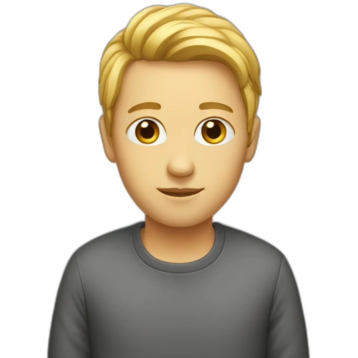 Thin person emoji