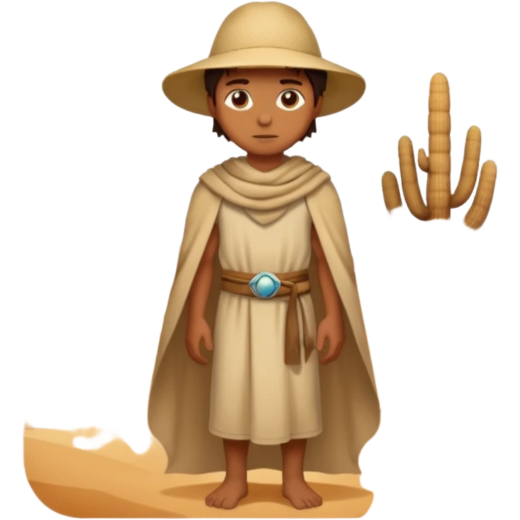 person living in dessert emoji