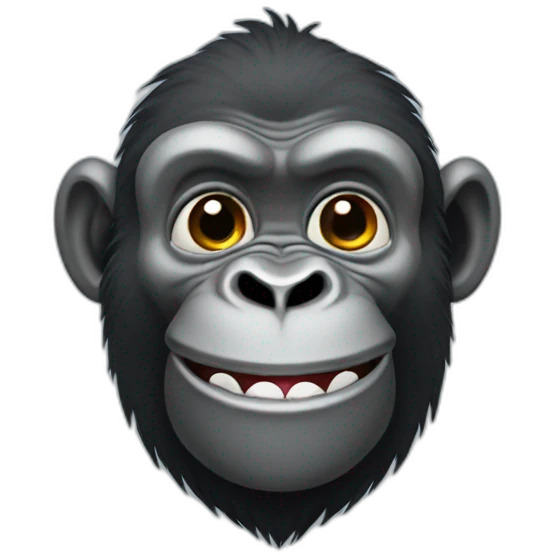 happy GORILLA emoji