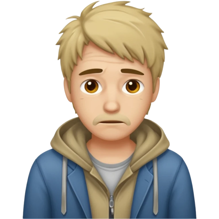 Broke person emoji