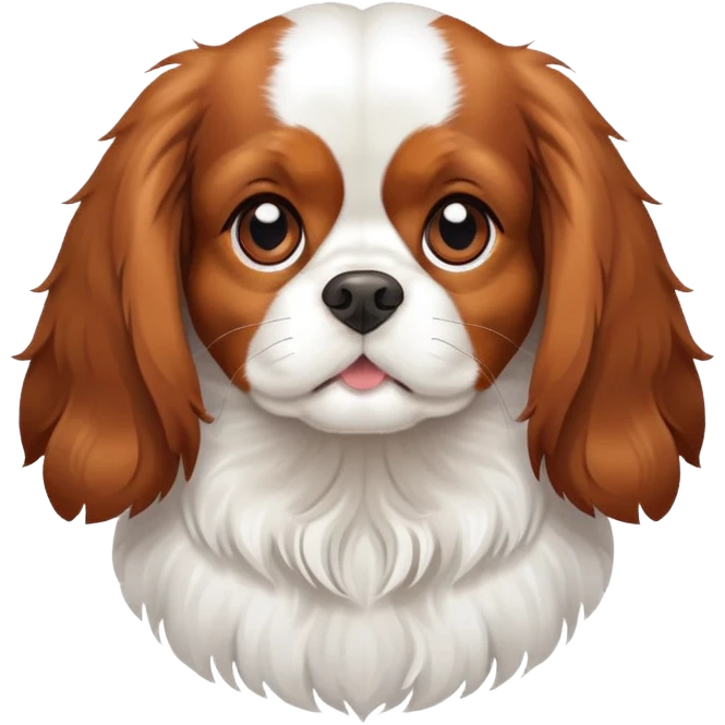 cavalier king charles spaniel dog emoji