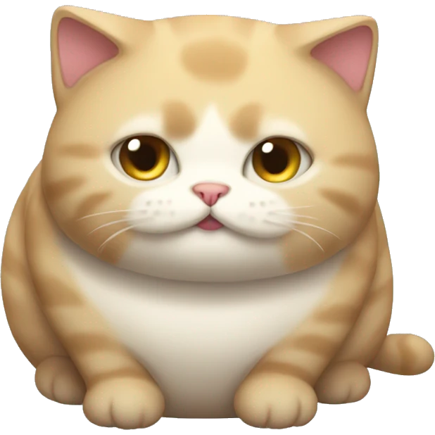 Fat kitty emoji