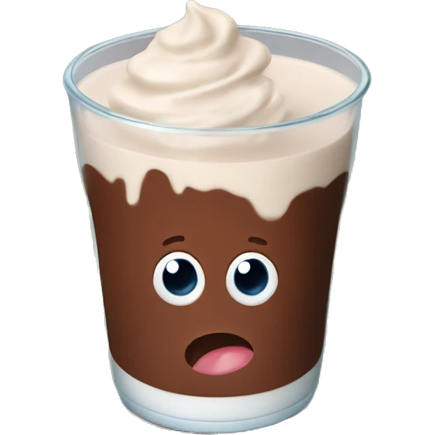 Chocolate milk  emoji