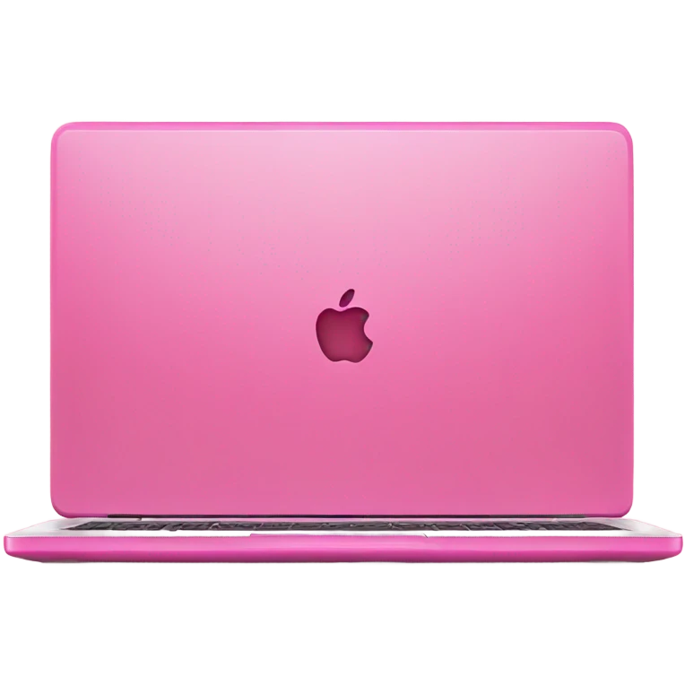 A pink laptop emoji