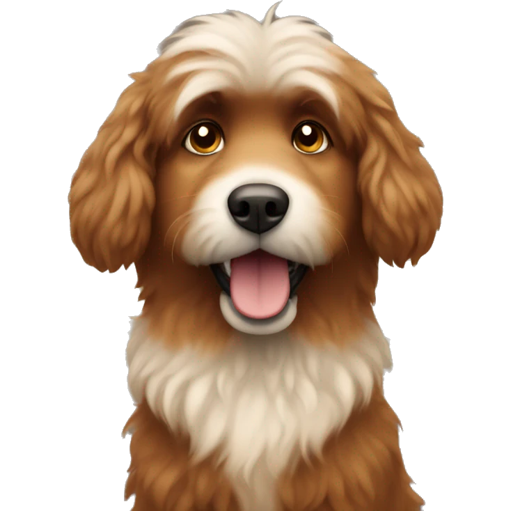 Brown fluffy dog emoji