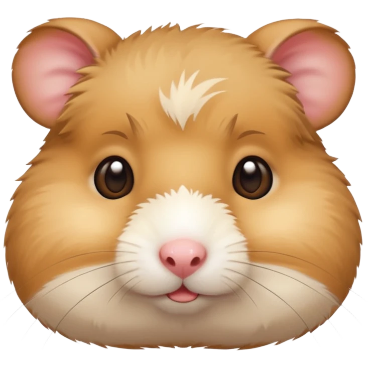 An cute hamster face emoji