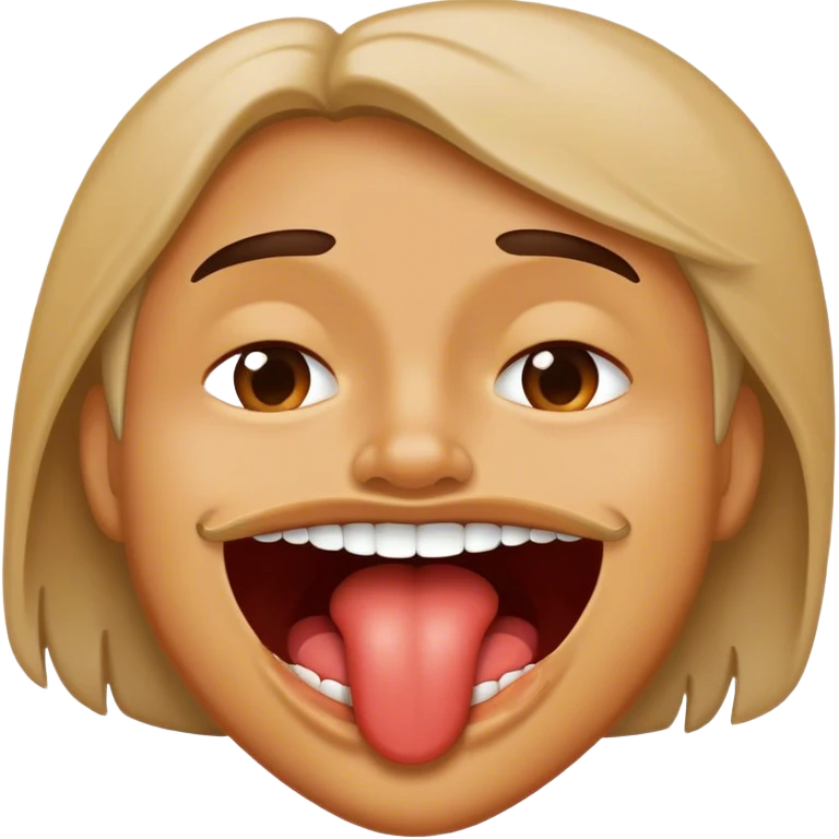 Lip bite emoji