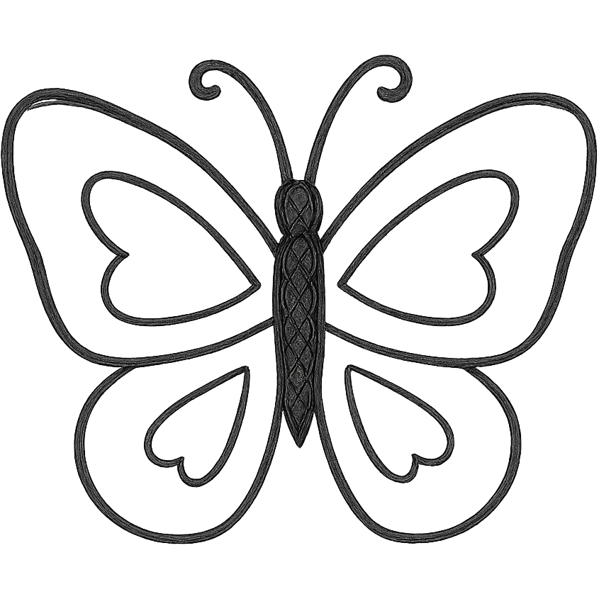 black butterfly emoji
