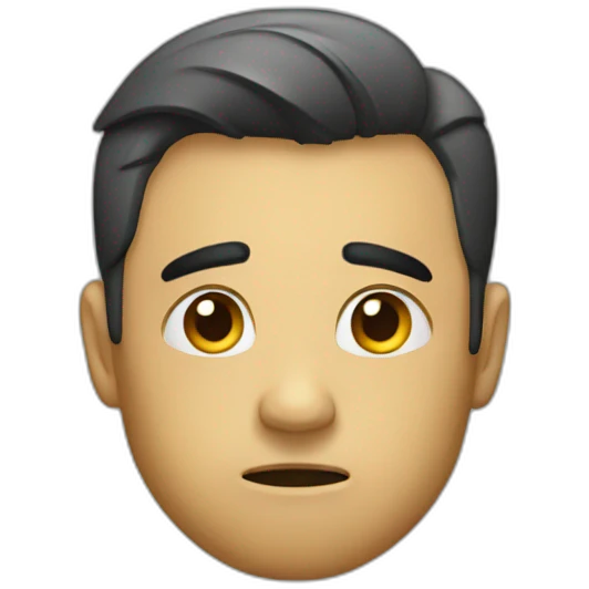 disappointed down vote emoji