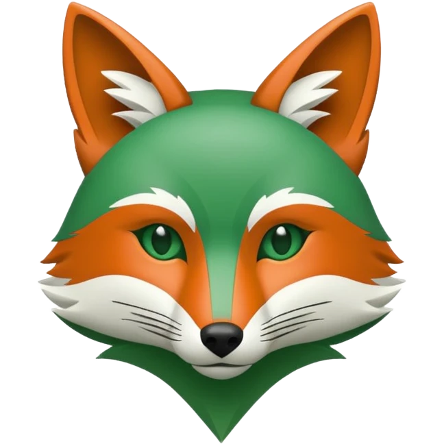 make 100 dollar bill with a small fox head outline in the middle and the fox head is just an outline with no color emoji