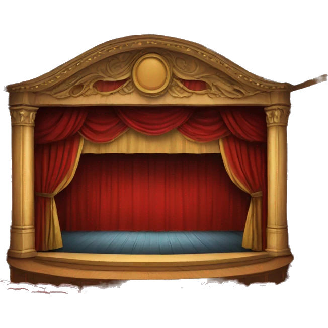 Theater stage emoji