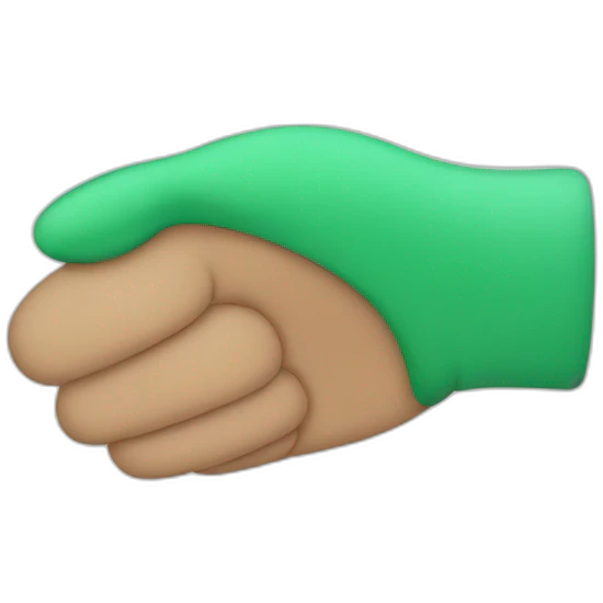 Hand left swiping emoji