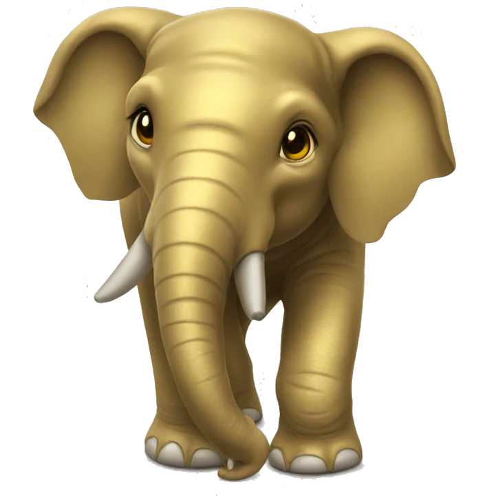 The Golden Elephant emoji
