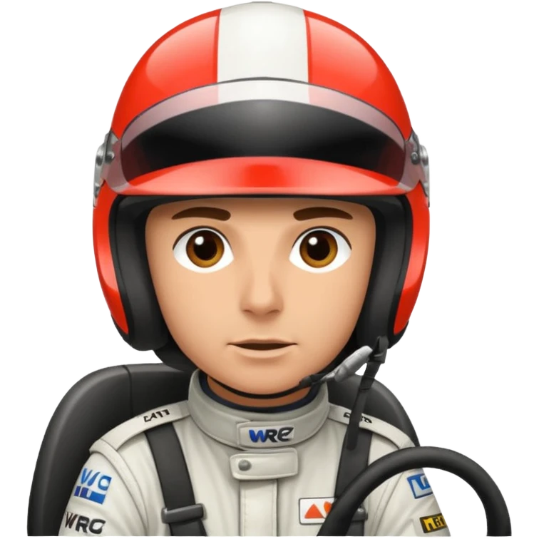 My emoji is a WRC rallye driver emoji
