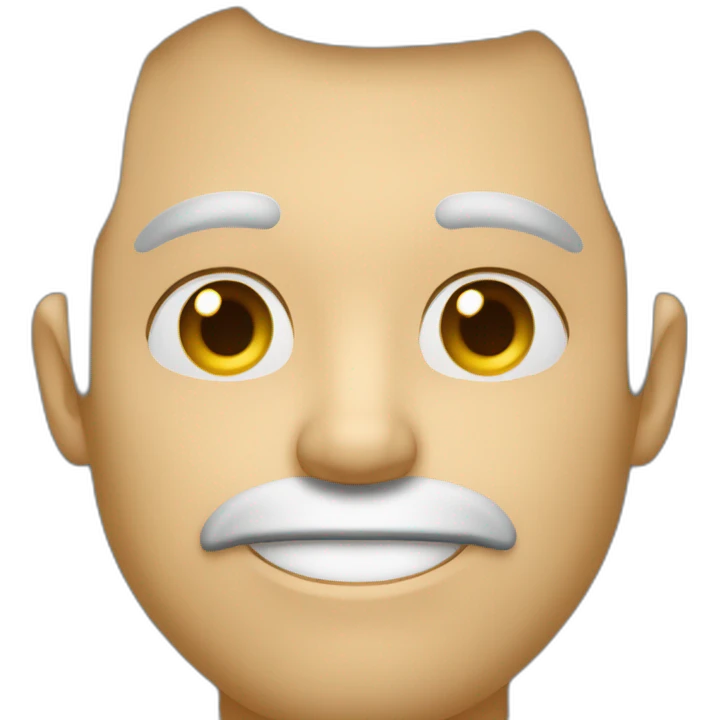 Un homme qui se met un doigt dans le nez emoji