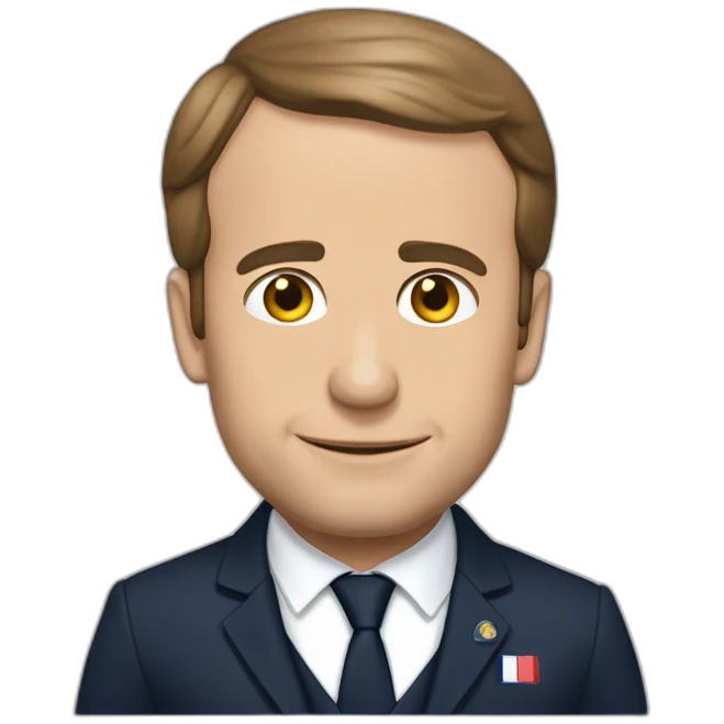 Macron qui écrase la france emoji