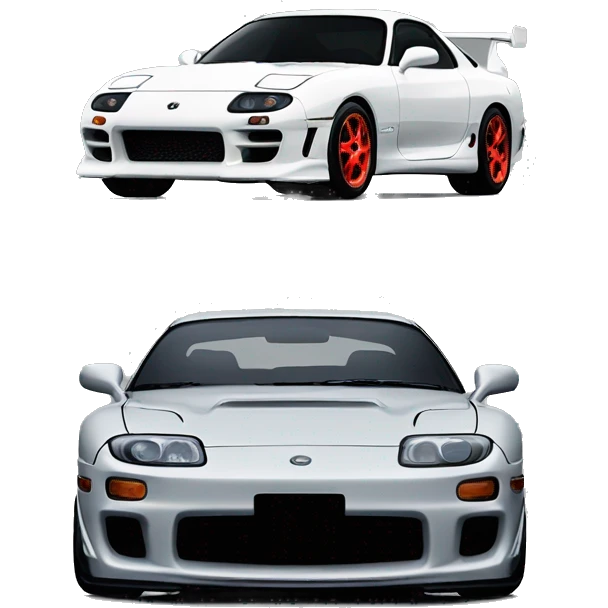 rx7 and supra emoji