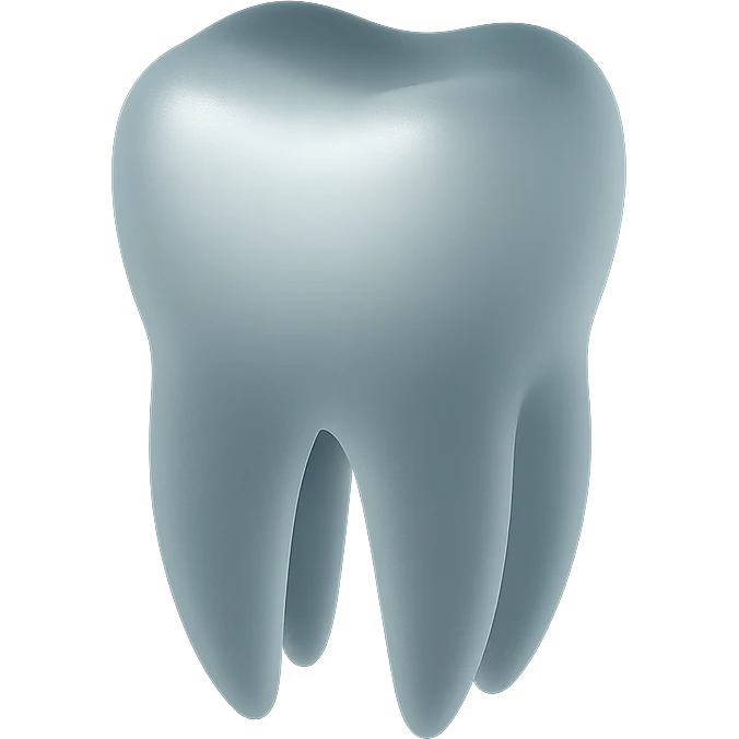 realistic tooth illustration with soft lighting emoji