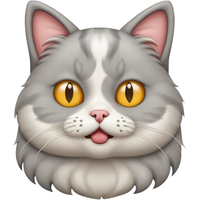 A fart catting emoji