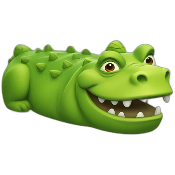 Shrek crocs emoji