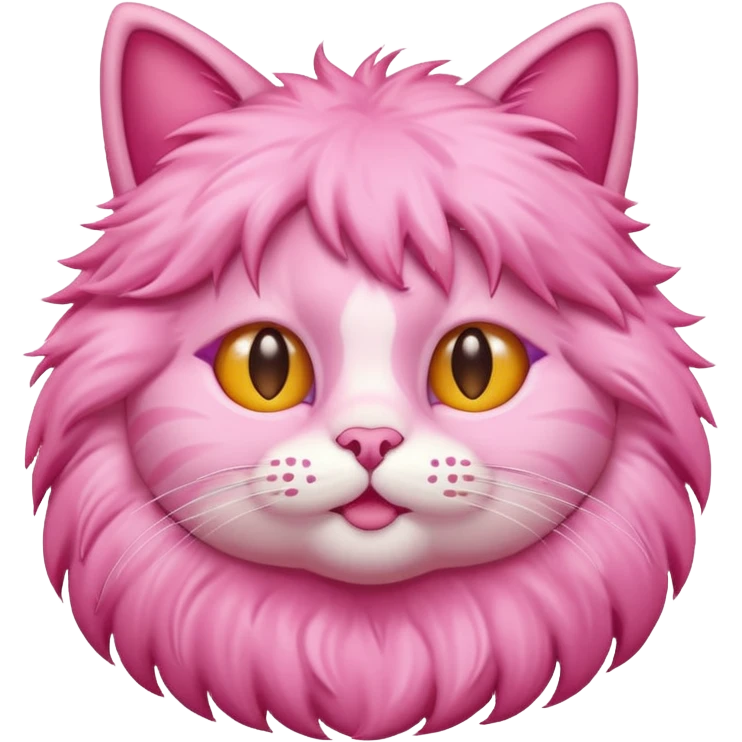 Pink cat emoji