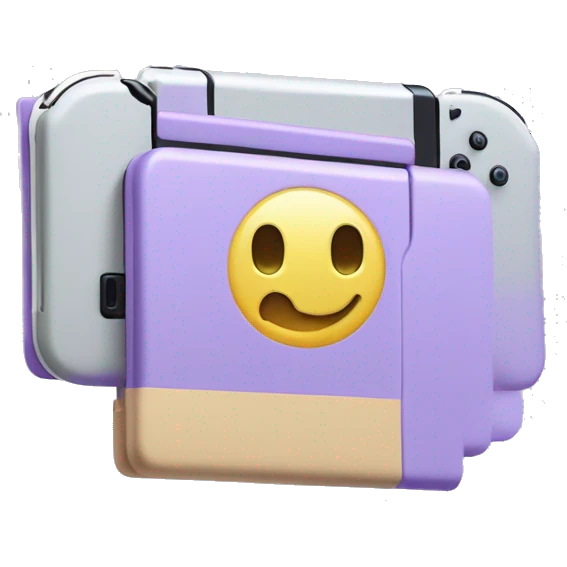 Pastel purple Nintendo switch  emoji