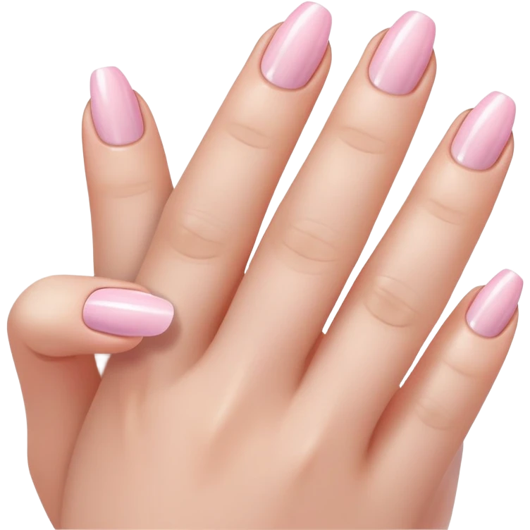 Manicure French nails  emoji
