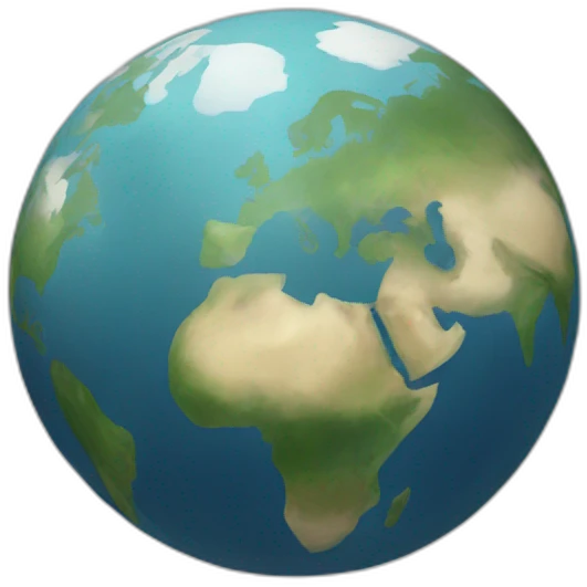 The Earth being flat  emoji