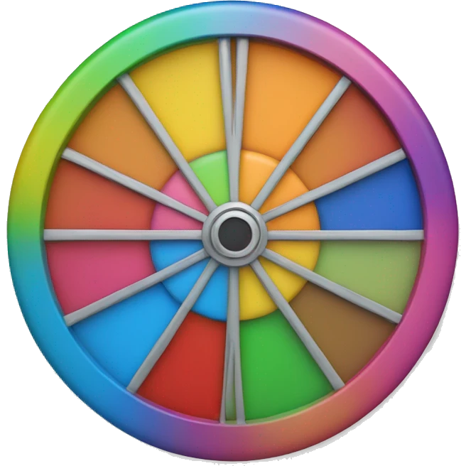 Wheel of colors emoji