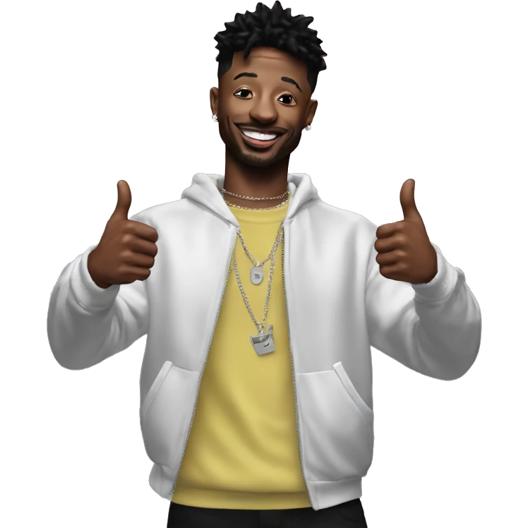 21 savage doing a thumbs up emoji