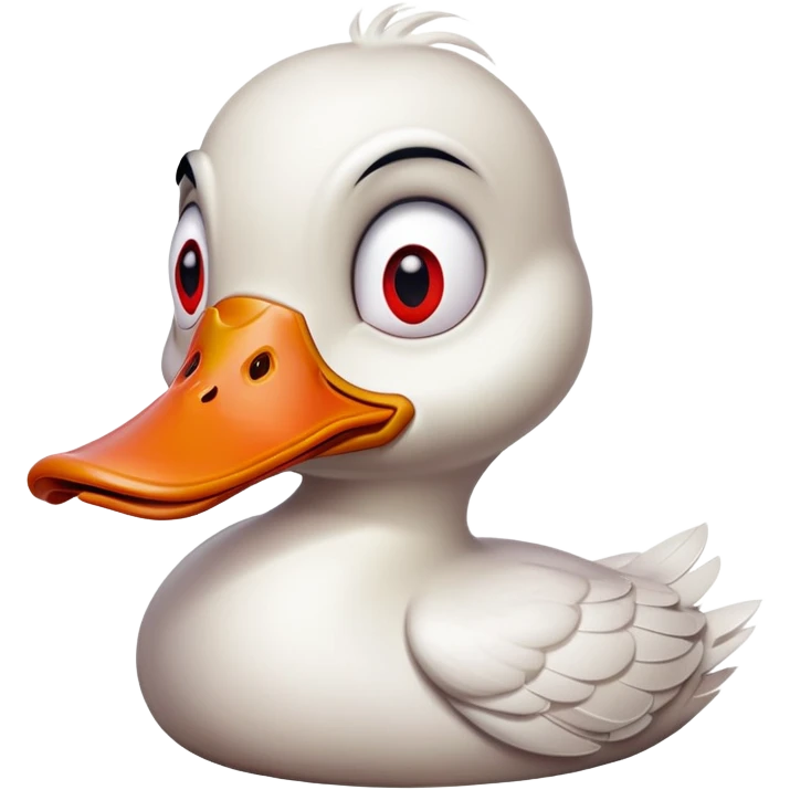 Stoned duck emoji