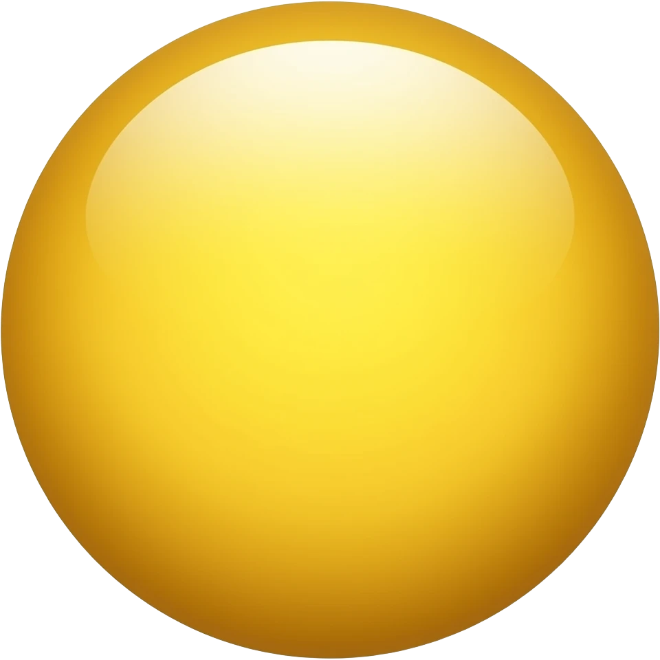 Yellow Circle emoji