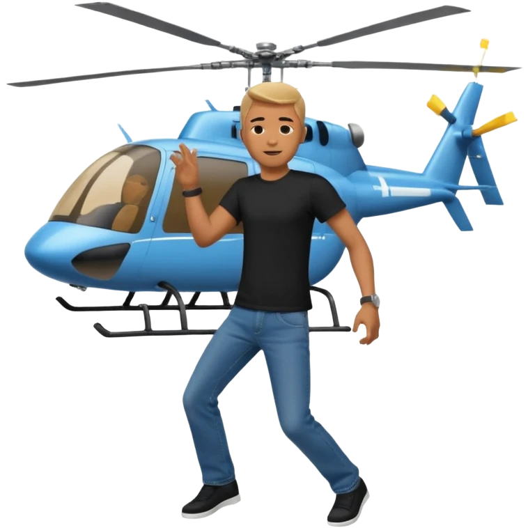  Animated naked dancing guy doing the helicopter emoji