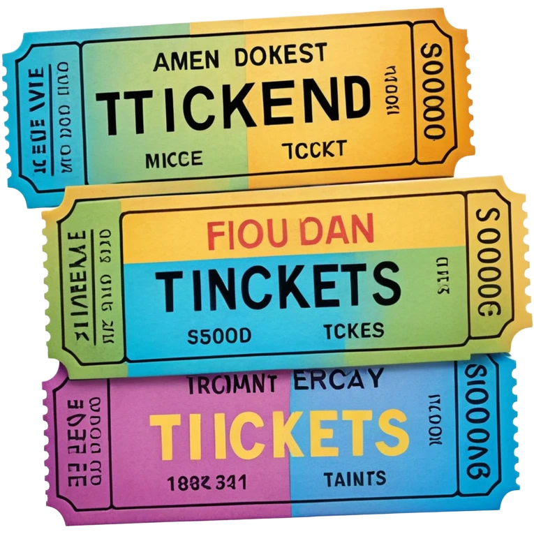Ticket book emoji
