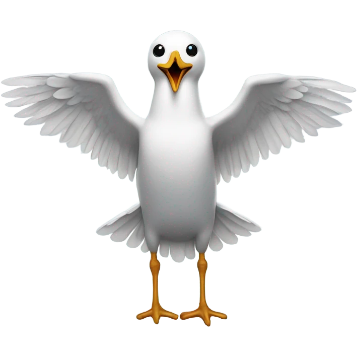 Half human half seagul  emoji