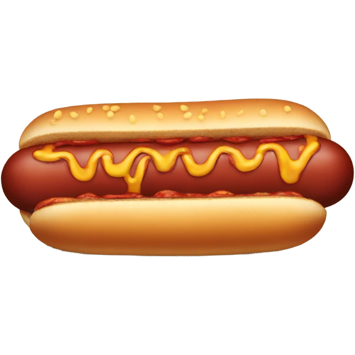 Burnt hotdog emoji