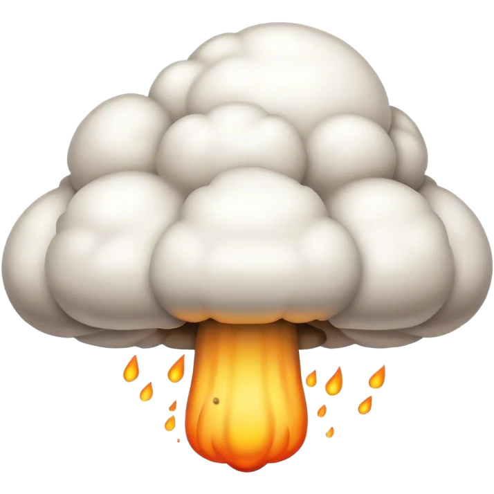 Mushroom cloud emoji