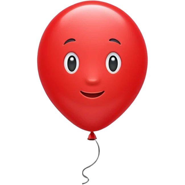 red balloon emoji