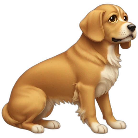 Chat sur le dos d un chien emoji