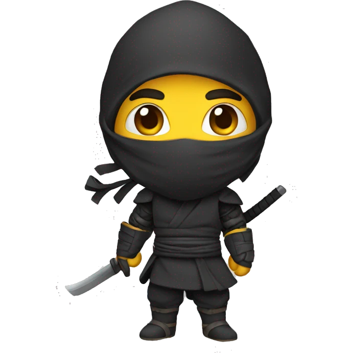 Ninja armado emoji