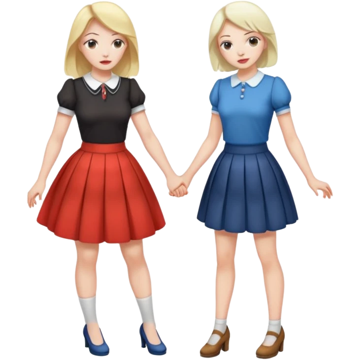 femme qui donne une fessee à une autre femme emoji