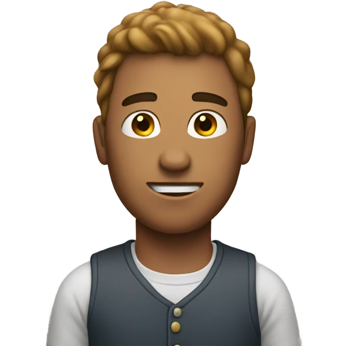 Guy with blurred body emoji