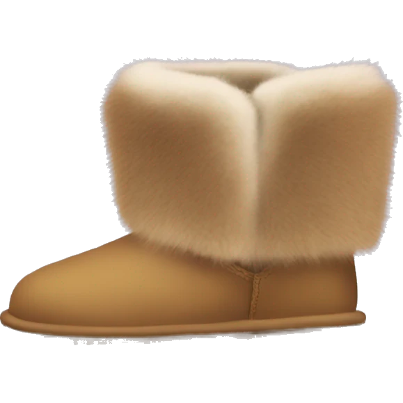 Uggs furry boots emoji