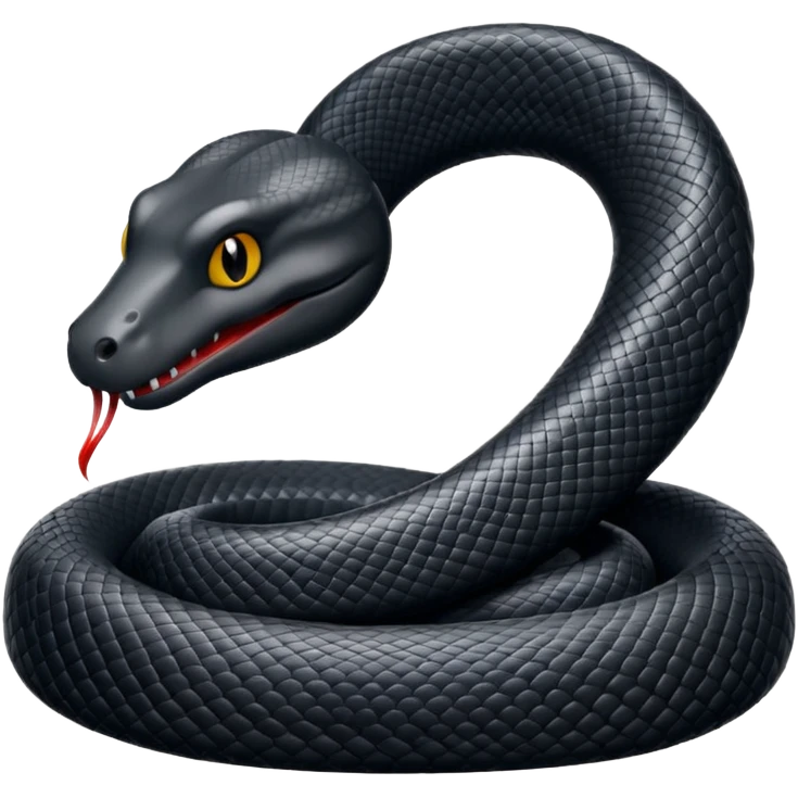 Black snake emoji