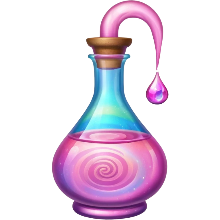pink potion bottle emoji