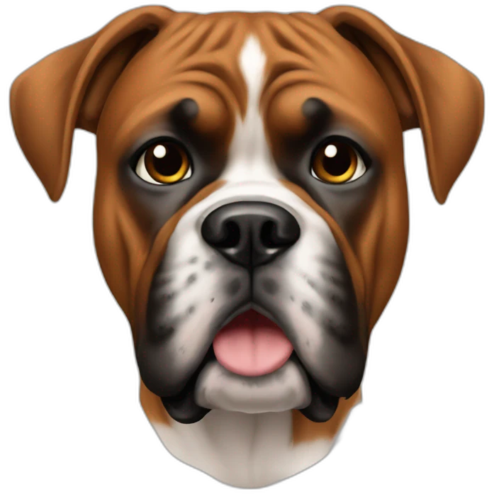 Boxer dog emoji