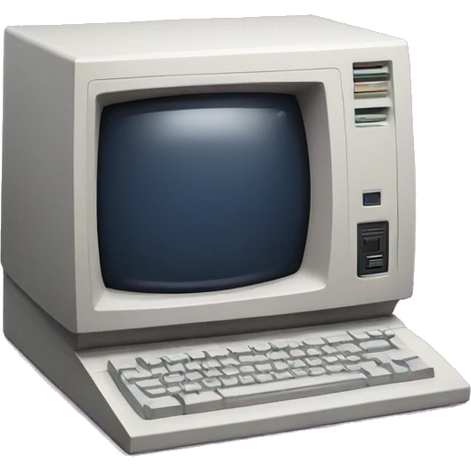 80's computer emoji