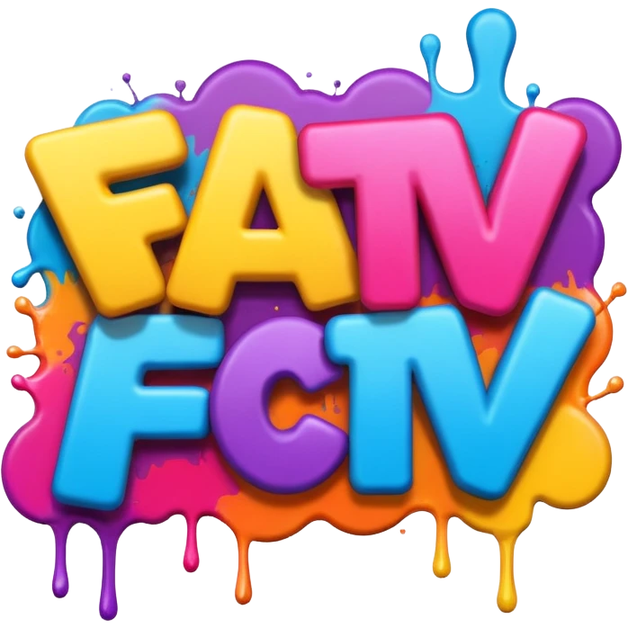 THE WORD FACTS in graffiti emoji